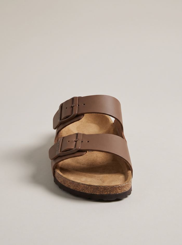 Aveno two-strap sandal in Brown, front view
